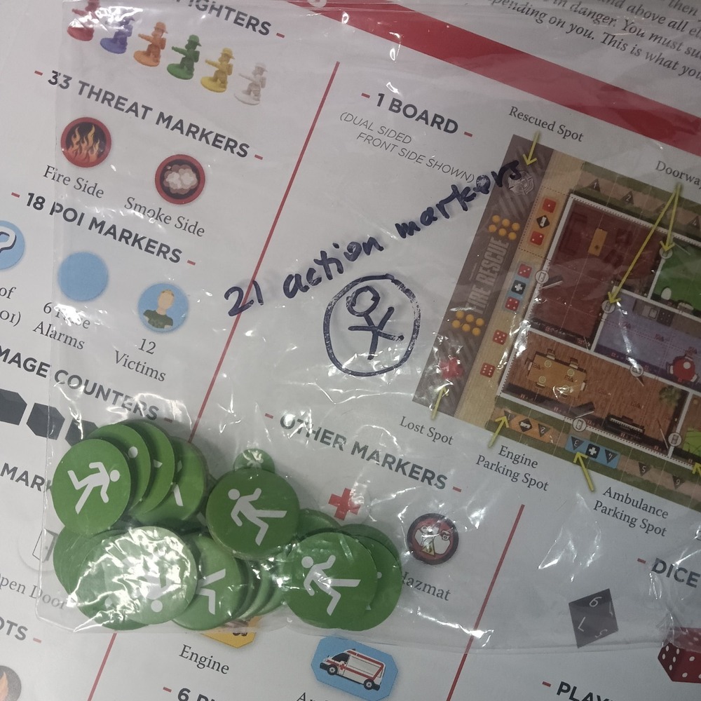 Flash Point Fire Rescue Board Game Indie Boards & Cards Complete Firefighter - Picture 16 of 16